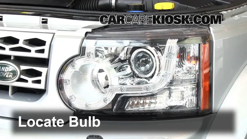 2011 Land Rover LR4 HSE 5.0L V8 Éclairage Feux de croisement (remplacer l'ampoule)